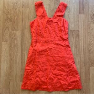 GAP Women's Coral Linen Sundress Size 6